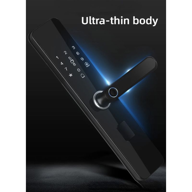 Serratura Elettronica Intelligente con Impronta Digitale Biometrica per Casa Intelligente Accesso Senza Chiave con Sicurezza Superiore e Design Elegante Serratura Moderna Alta Tecnologia