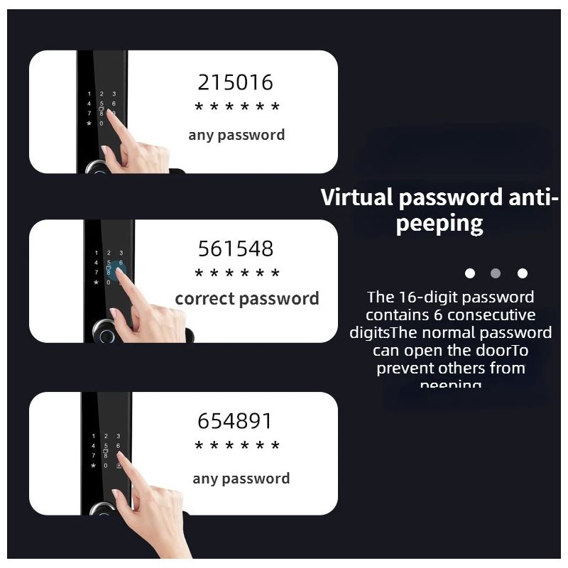 Serratura Elettronica Intelligente con Impronta Digitale Biometrica per Casa Intelligente Accesso Senza Chiave con Sicurezza Superiore e Design Elegante Serratura Moderna Alta Tecnologia