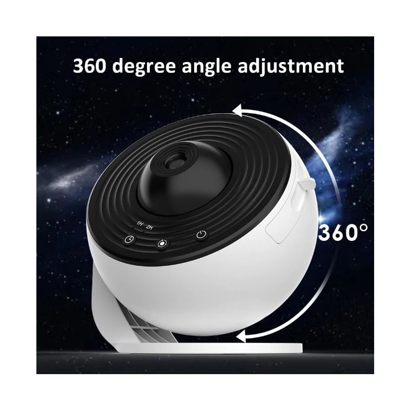 Proiettore Galattico Luce Notturna 12 in 1 Atmosfera Rilassante con Rotazione 360 Scenari di Visualizzazione Immersivi Perfetto per Bambini e Adulti Lampada Planetaria Controllo Personalizzabile