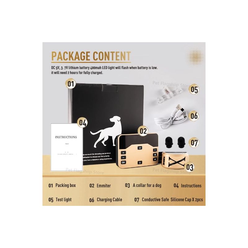 Recinto Elettronico per Animali e Collare di Addestramento per Cani Design Ergonomico Sicurezza Avanzata per Animali Libertà e Controllo dei Confini in Un Dispositivo Innovativo