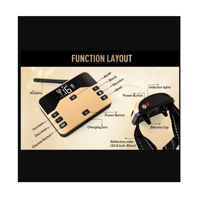 Recinto Elettronico per Animali e Collare di Addestramento per Cani Design Ergonomico Sicurezza Avanzata per Animali Libertà e Controllo dei Confini in Un Dispositivo Innovativo