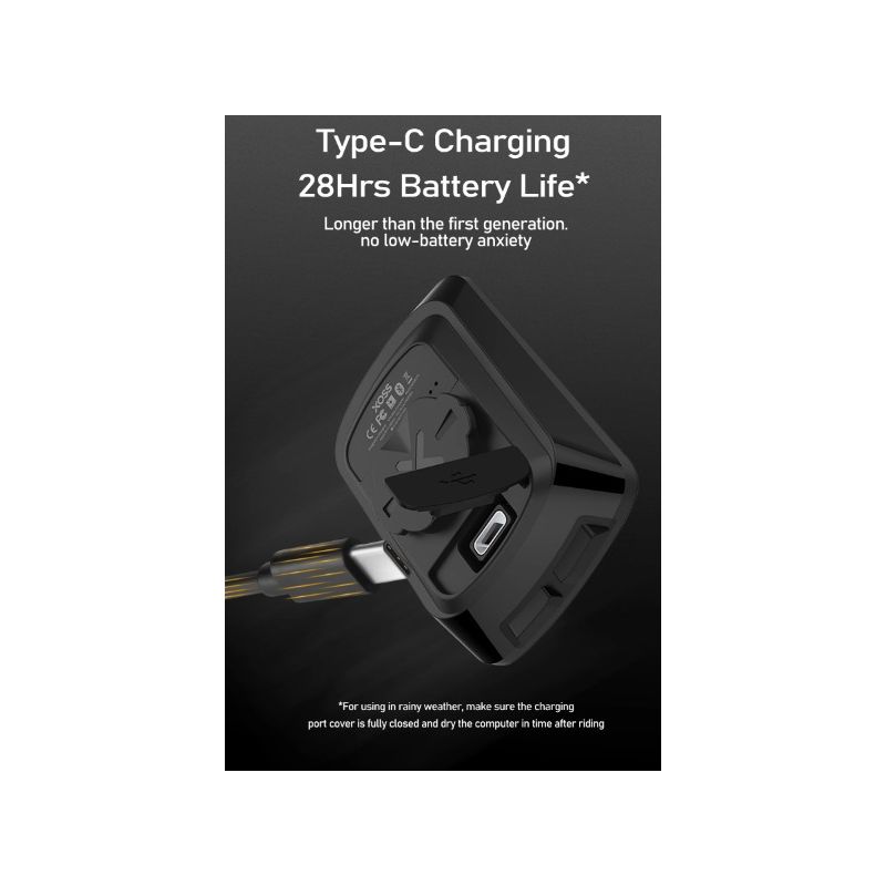 Scopri XOSS G+ G2 computer da bici con GPS tachimetro wireless visualizzazione personalizzata sincronizzazione STRAVA e batteria lunga durata per ciclismo avventura sport all'aperto