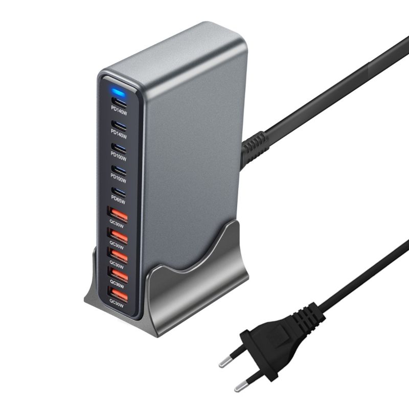 Caricatore USB C 800W GaN III Pro 10 Porte PD PPS 140W per MacBook Pro iPhone Ricarica Veloce