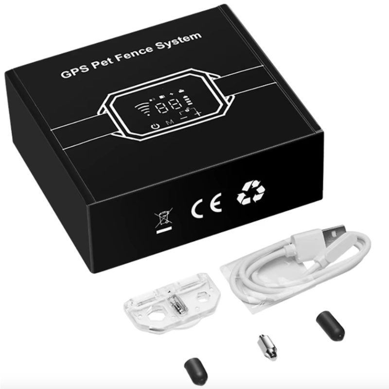 Sistema di Recinzione per Cani Senza Fili GPS Ampia Area di Gioco Sicurezza con Avvisi Regolabili e Modalità di Addestramento Umane Facile da Installare e Ricaricabile