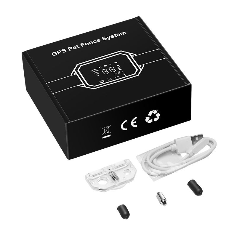 GPS Wireless Dog Fence Dispositivo di Recinzione Elettronico 1000 Metri Sistema di Recinzione Senza Fili Sicurezza e Libertà per Cani Installazione Facile Collare Impermeabile