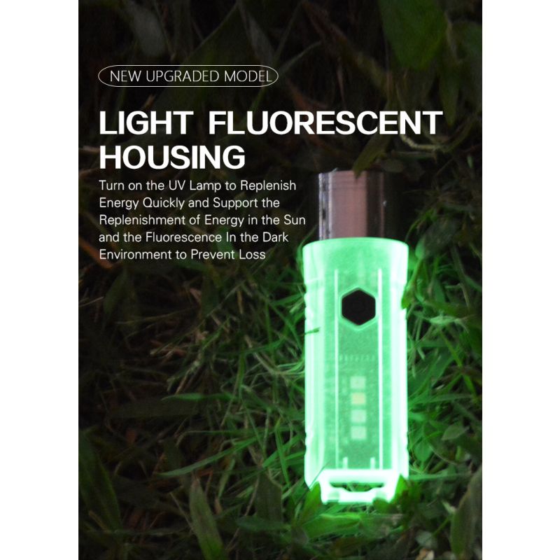 Scopri GT13 TIKI Mini Portachiavi Luce USB Ricaricabile 1000 Lumen Compatibile Illuminazione Portatile Leggero 62g Perfetto per Avventure Esterne e Uso Quotidiano con Luce UV