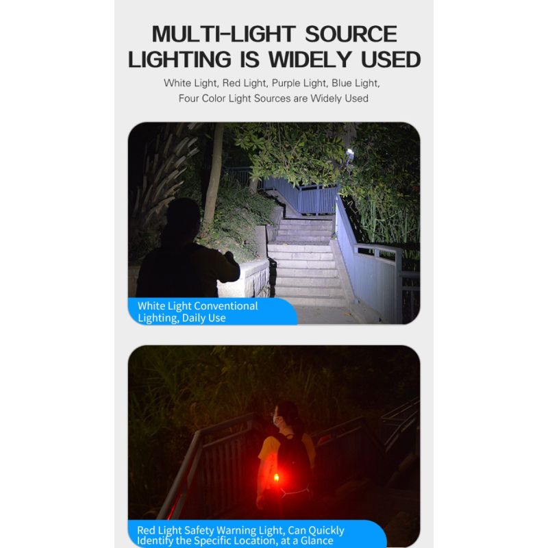 Scopri GT13 TIKI Mini Portachiavi Luce USB Ricaricabile 1000 Lumen Compatibile Illuminazione Portatile Leggero 62g Perfetto per Avventure Esterne e Uso Quotidiano con Luce UV