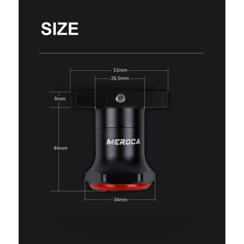 Fanale Intelligente Bici con Auto Start Stop e Luce Freno Ricarica USB IPX6 Impermeabile Alta Visibilità Sicurezza Ciclismo Attivazione Automatica Modalità Sleep Risparmio Energetico