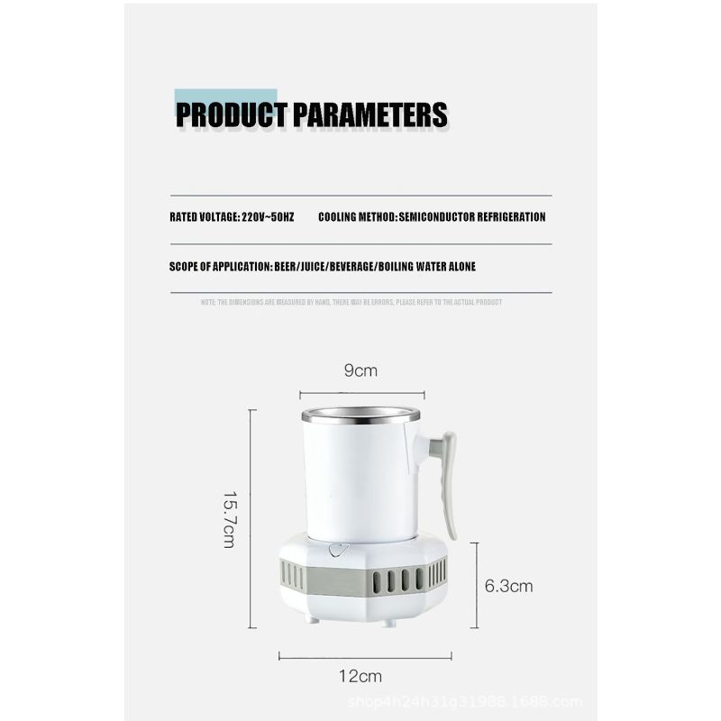 Frigorifero Portatile Raffreddatore Beverande Elettrico Summer Drink Bollitore Compatto con Raffreddamento Istantaneo per Bevande Gelide Ideale per Picnic e Feste Estive