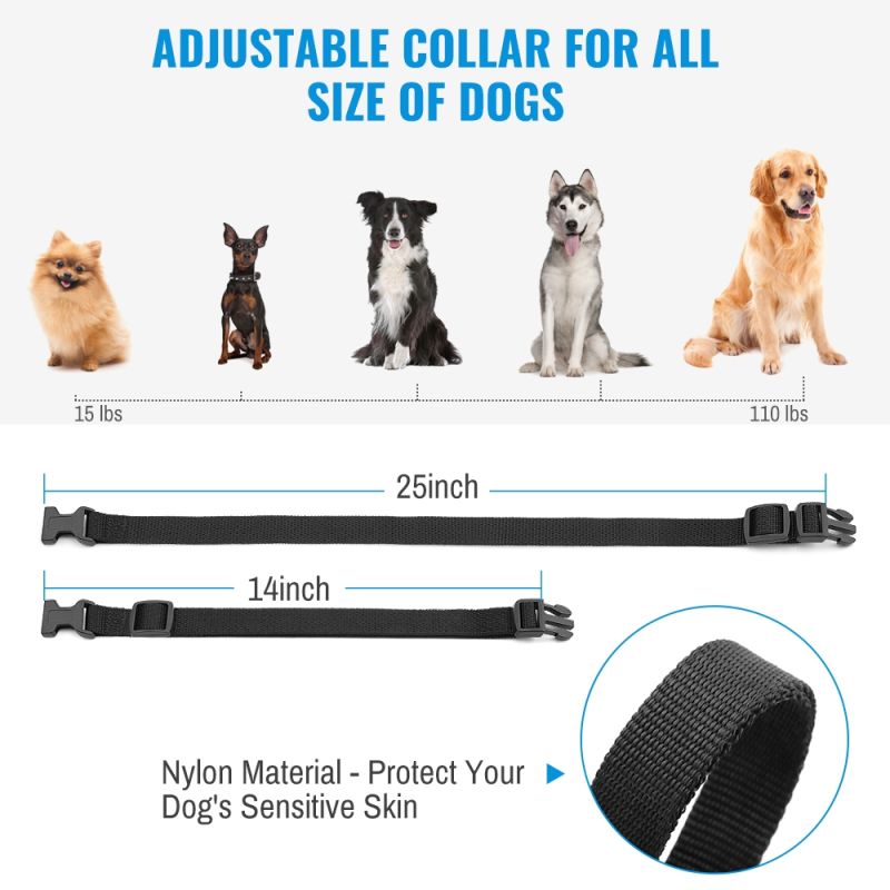 Collare di addestramento per cani Petrainer 998D con display LCD e raggio d'azione 300M collare ricaricabile impermeabile per controllo a lunga distanza e addestramento canino efficace