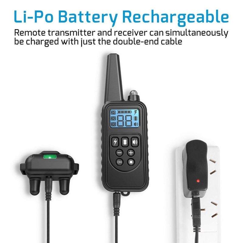 Collare addestramento cani elettrico con display LCD impermeabile e livelli shock regolabili adatto a tutte le razze essenziale per proprietari di animali e addestratori professionali