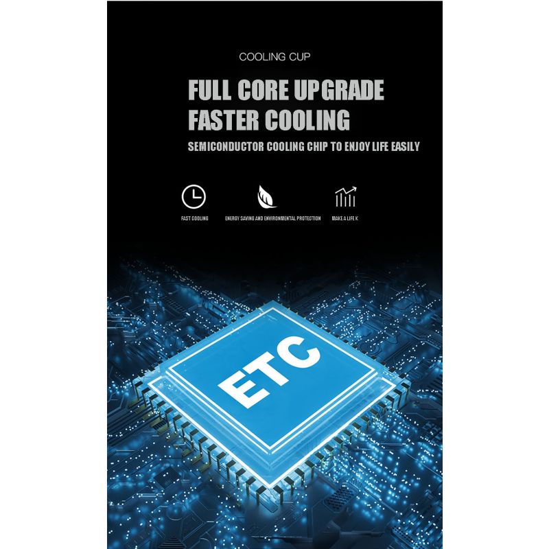 Frigorifero Portatile Raffreddatore Beverande Elettrico Summer Drink Bollitore Compatto con Raffreddamento Istantaneo per Bevande Gelide Ideale per Picnic e Feste Estive