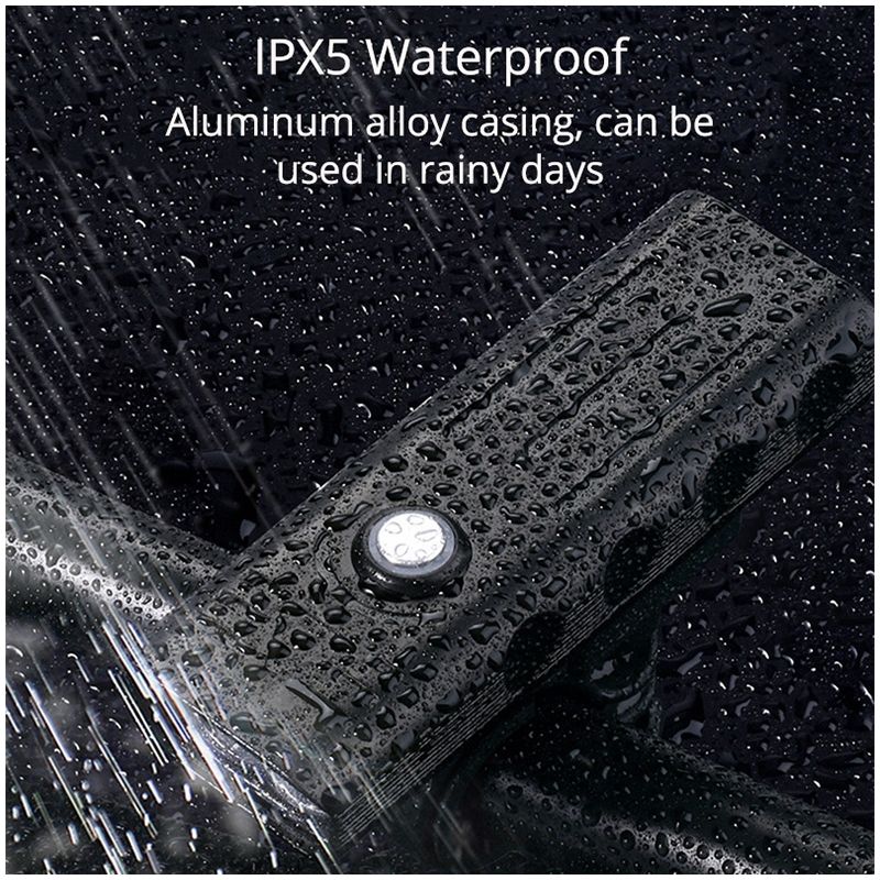 Luci Anteriori TK5 5000 Lumen Faro Ricaricabile USB in Lega di Alluminio Super Luminoso per Sicurezza Ciclismo e Guida Notturna Accessori per Bici con Modalità di Illuminazione Multiple