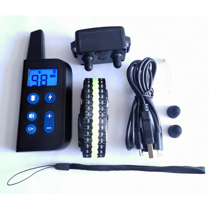 Collare Elettrico per Cani 2020 Raggio 1000m Telecomando per Animali Impermeabile Ricaricabile Display LCD Addestramento Personalizzato Modalità Bip Vibrazione Shock Statico Cani Tutte le Dimensioni