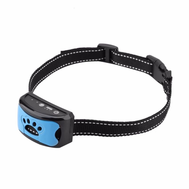 Collare Anti Abbaio Cane Ultrasuoni Elettrico Sensibilità Regolabile USB Dispositivo Leggero Impermeabile per Ambiente Domestico Tranquillo Accessori Addestramento Cani