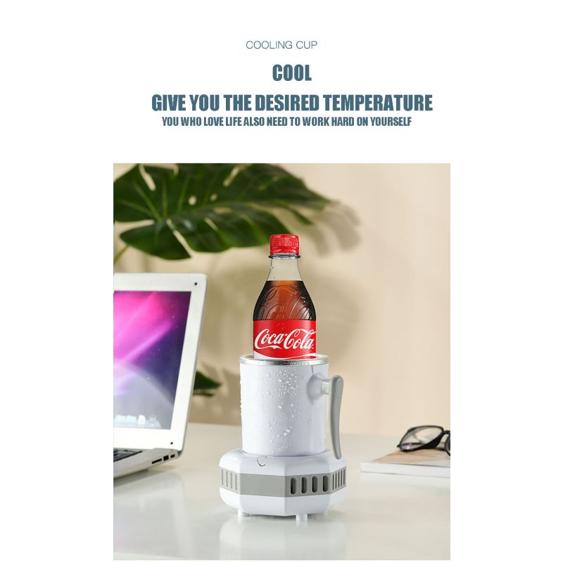 Frigorifero Portatile Raffreddatore Beverande Elettrico Summer Drink Bollitore Compatto con Raffreddamento Istantaneo per Bevande Gelide Ideale per Picnic e Feste Estive