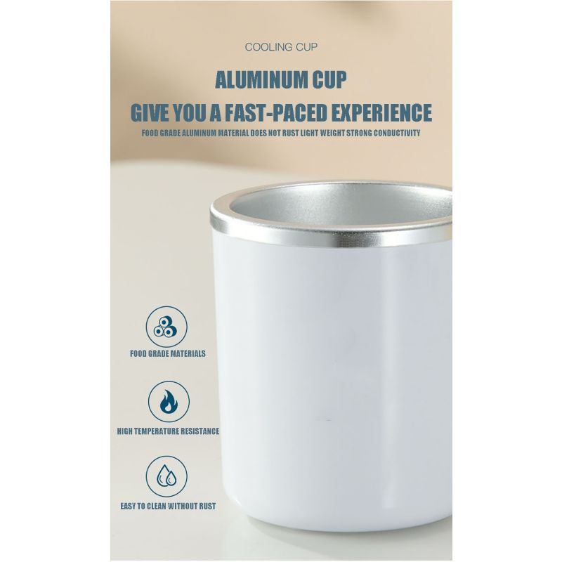 Frigorifero Portatile Raffreddatore Beverande Elettrico Summer Drink Bollitore Compatto con Raffreddamento Istantaneo per Bevande Gelide Ideale per Picnic e Feste Estive