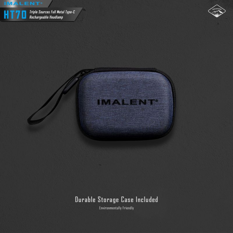 Faro Anteriore IMALENT HT70 Ricaricabile Tripla Sorgente Luminosa 3500 Lumen Ideale per Avventura Notturna Design Ergonomico e Costruzione Resistente Modalità Operative Versatili