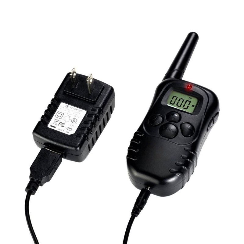 Collare addestramento cani telecomandato impermeabile telecomando LCD modalità regolabili addestra due cani vibrazione shock suono 300m per cane obbediente attrezzatura addestramento