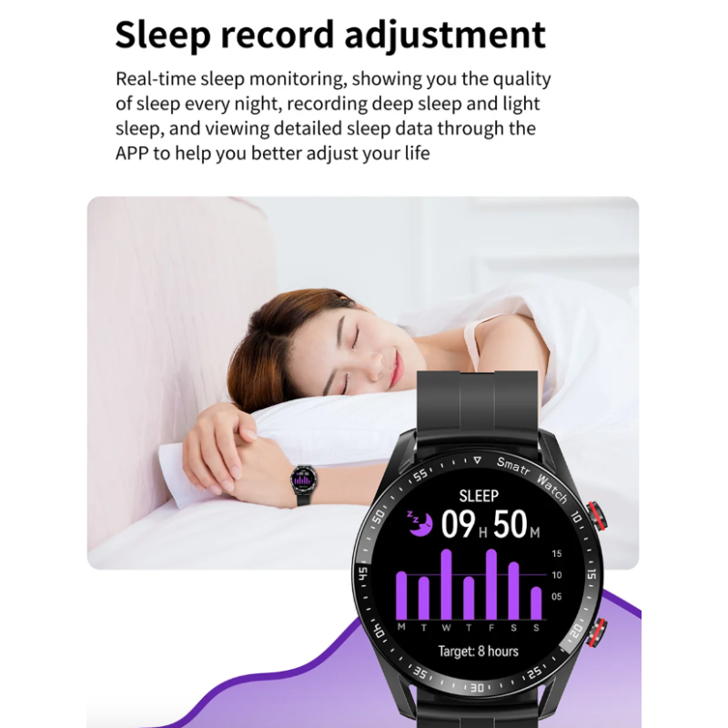 HW20 Smart Watch ECG+PPG, Chiamata Bluetooth, Impermeabile IP67, Schermo da 1.28 Pollici, Monitoraggio Salute