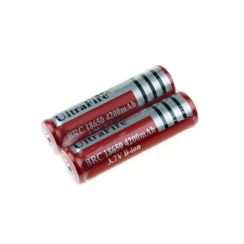 Batteria ricaricabile Ultrafire BRC 4200mAh 3.7V Li-ion per elettronica energia sostenibile e attrezzature ad alto consumo con prestazioni affidabili e potenza duratura