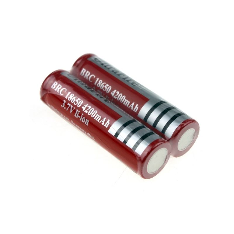 Batteria ricaricabile Ultrafire BRC 4200mAh 3.7V Li-ion per elettronica energia sostenibile e attrezzature ad alto consumo con prestazioni affidabili e potenza duratura