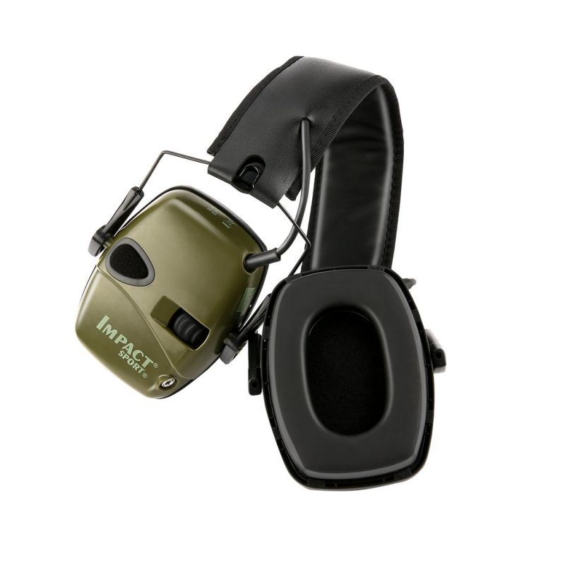 Scopri IMPACT SPORT paraorecchie da tiro elettronico per sport all'aria aperta protezione uditiva con amplificazione del suono e design ergonomico per comfort e sicurezza