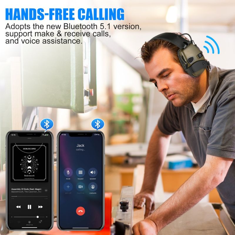 Scopri IMPACT SPORT paraorecchie da tiro elettronico per sport all'aria aperta protezione uditiva con amplificazione del suono e design ergonomico per comfort e sicurezza