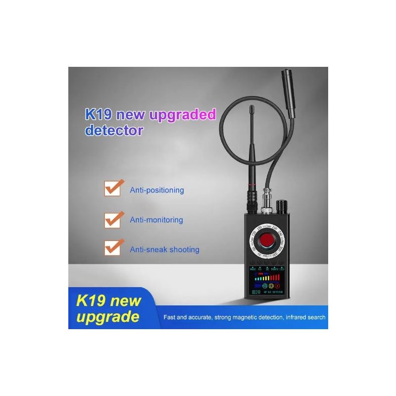 Localizzatore GPS K19 rilevatore di segnale RF wireless protezione discreta con tecnologia avanzata dispositivo di sicurezza portatile design compatto per sicurezza personale e privacy
