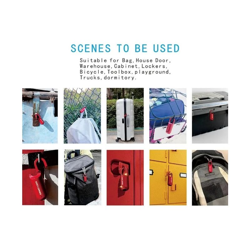 Mini Lucchetto Impronte Digitali Serratura Senza Chiave per Sicurezza Viaggio Design Leggero e Durevole Tecnologia Innovativa Sblocco Rapido in Lega di Zinco Batteria Ricaricabile