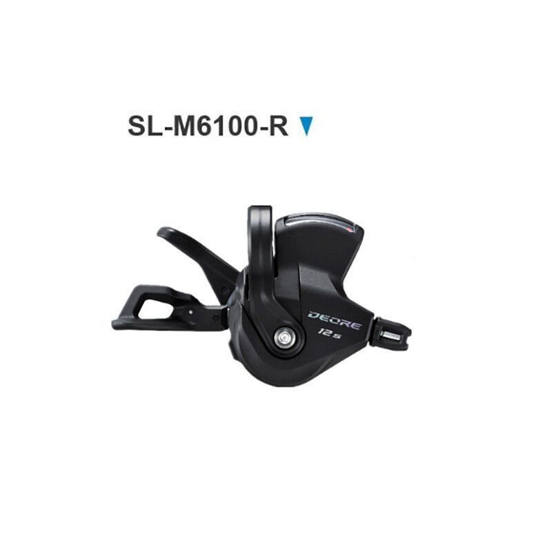 Gruppo Shimano Deore M6100 12 velocità cambio preciso con leva cambio SL M6100 e deragliatore RD M6100 SGS Rapidfire Plus per ciclismo su terreni misti e prestazioni elevate
