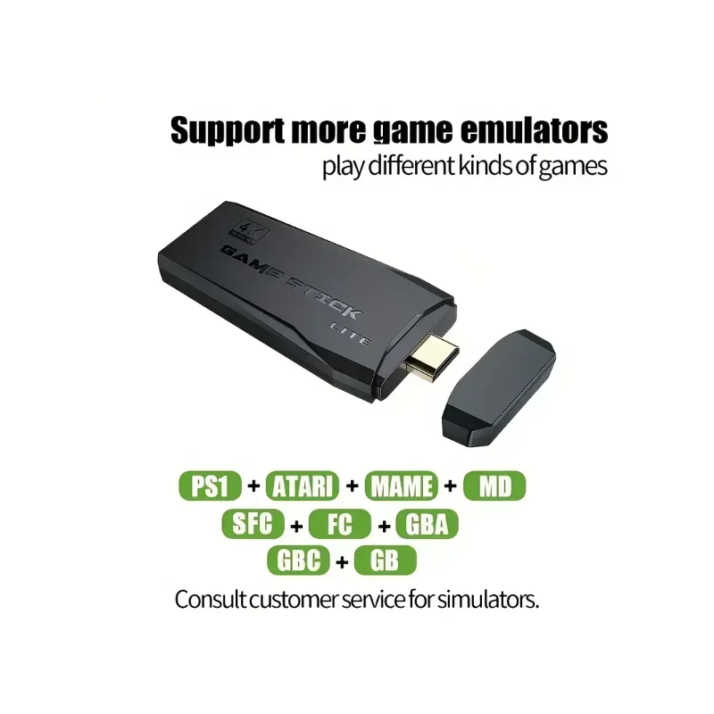 Console per Videogiochi M8 Controller Wireless 2.4G Giochi Retrò 4K Biblioteca di Giochi con PS1 Atari SFC 3000 o 10000 Giochi per un'Epica Esperienza di Gioco Immersiva