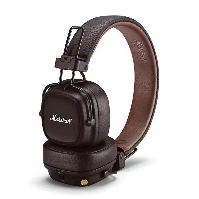 Cuffie Bluetooth Marshall Major IV suono caratteristico bassi potenti ricarica wireless cuffie eleganti design durevole comfort ergonomico per appassionati di musica esperienza audio premium