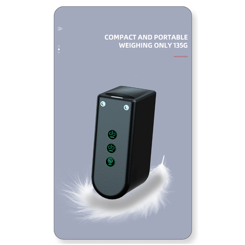 Mini Pompa di Aria Elettrica Portatile HT09mini Pompa Compatta per Biciclette con Sensore di Pressione Alta Precisione Gonfiatore per Pneumatici Ricaricabile Ideale per Ciclisti