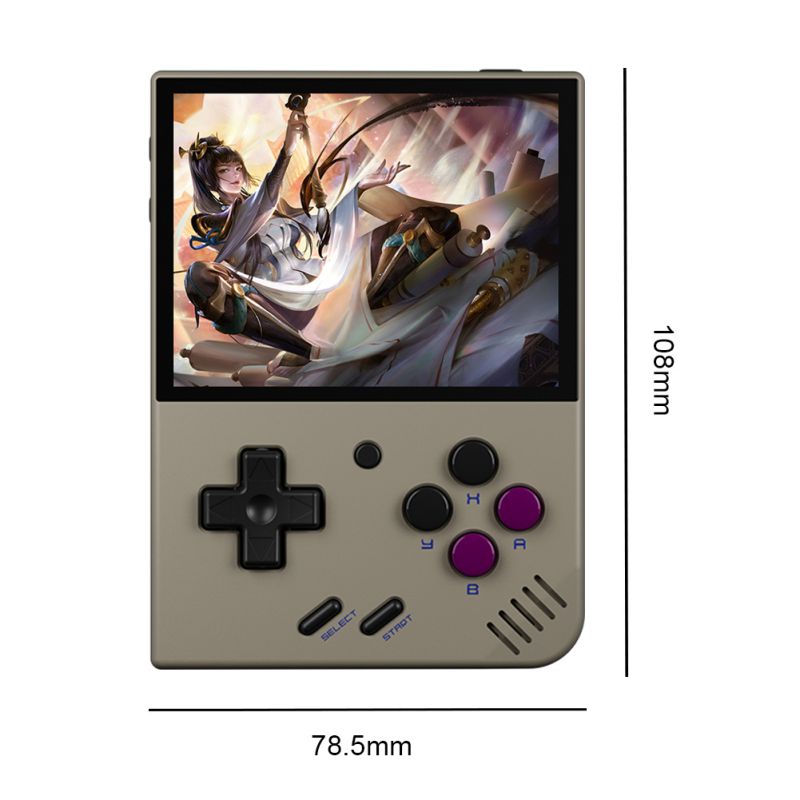 Console di Gioco Portatile MIYOO Mini Plus Display IPS 3.5 pollici Videogiochi Classici Sistema Linux Gaming Nostalgico Console Compatta per il Retro Gaming On the Go