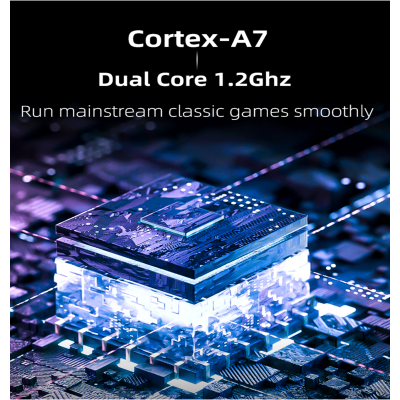 Console di Gioco Portatile MIYOO Mini Plus Display IPS 3.5 pollici Videogiochi Classici Sistema Linux Gaming Nostalgico Console Compatta per il Retro Gaming On the Go