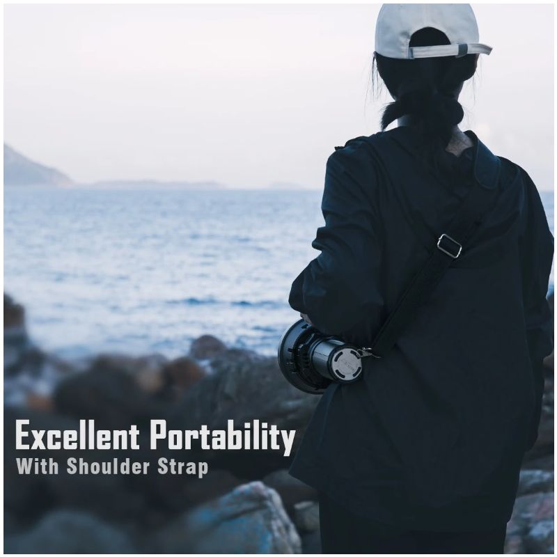 Torcia LED ad alta potenza IMALENT MS32 200000 lumen per illuminazione esterna con distanza del raggio incredibile e costruzione robusta in alluminio aeronautico per esplorazioni e sicurezza