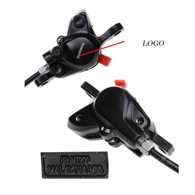 Freno Shimano MT200 freno a disco idraulico MTB E-bike compatibilità universale e installazione versatile per sicurezza controllo leggerezza e durabilità su percorsi impegnativi nero