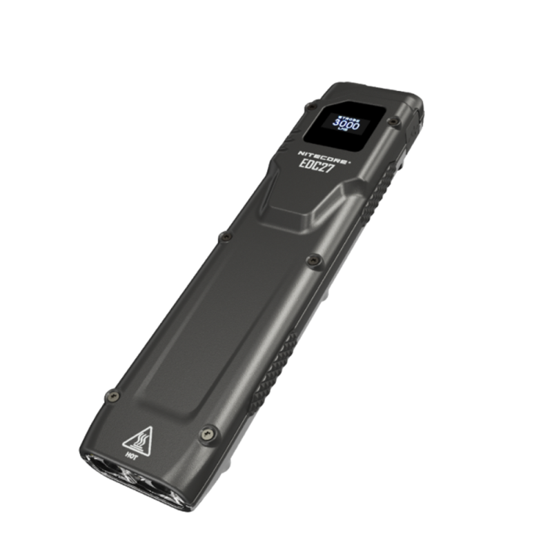 NITECORE EDC27 Torcia LED Ricaricabile 3000 Lumen Compatta e Leggera Illuminazione Portatile per Avventure all'Aperto e Preparazione alle Emergenze