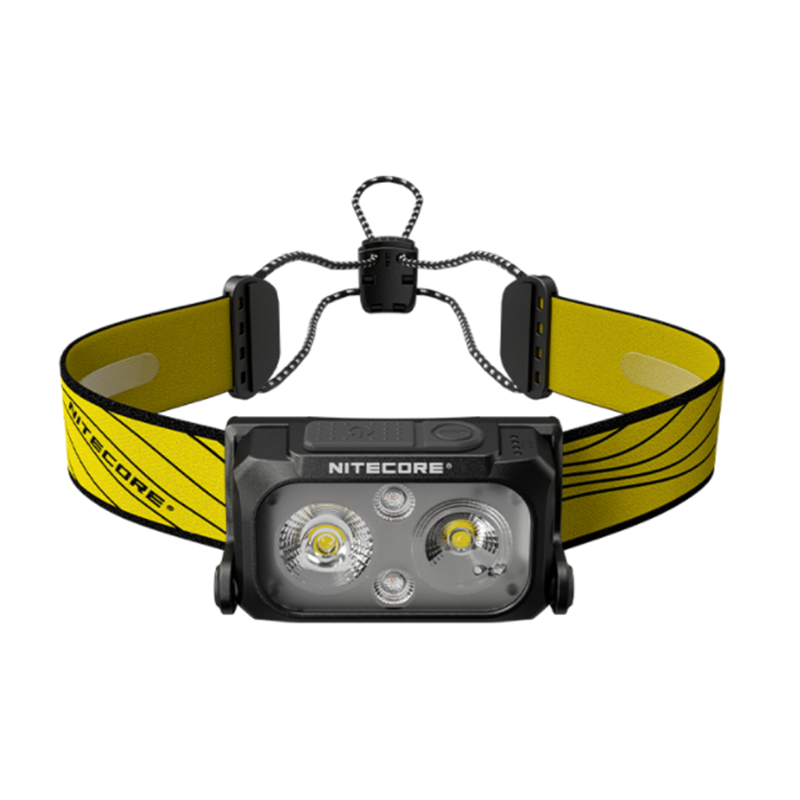 NITECORE NU25 Lampada Frontale 400 Lumen Aggiornata Ricaricabile USB-C Tre Sorgenti Luminose Perfetta per Campeggio e Running Lampada da Corsa Leggera e Versatile per Avventure Outdoor