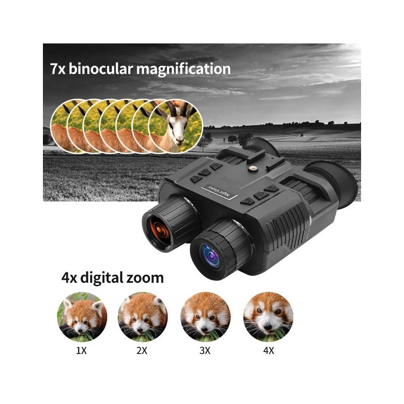 Binocolo NV8000 per Visione Notturna con Video 4K Doppio Schermo Tecnologia Naked-3D Ideale per Esplorazione all'Aperto e Avventure Notturne Spedizione Gratuita Inclusa