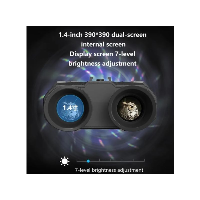 Binocolo NV8000 per Visione Notturna con Video 4K Doppio Schermo Tecnologia Naked-3D Ideale per Esplorazione all'Aperto e Avventure Notturne Spedizione Gratuita Inclusa