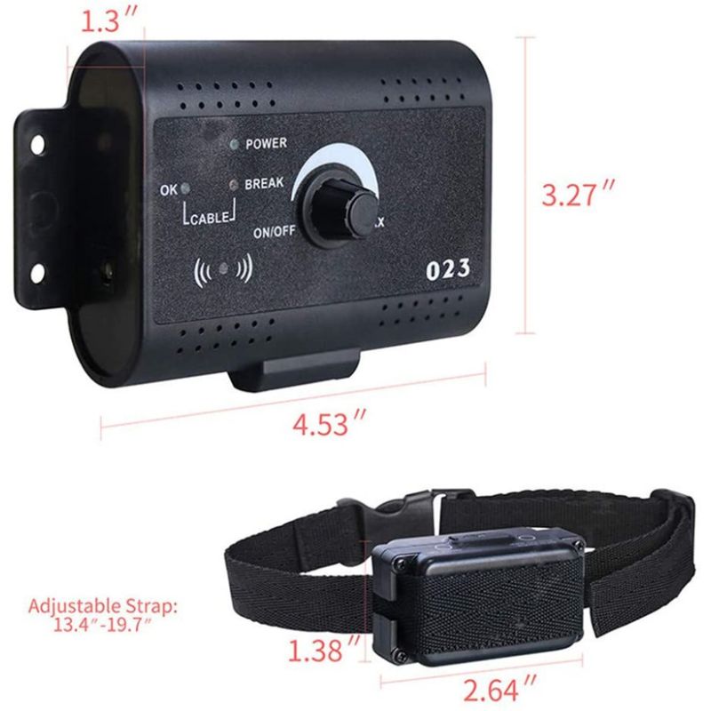 Recinzione elettrica per animali design invisibile e area regolabile per addestramento cani all'aperto soluzione ideale per sicurezza e libertà del tuo amico a quattro zampe