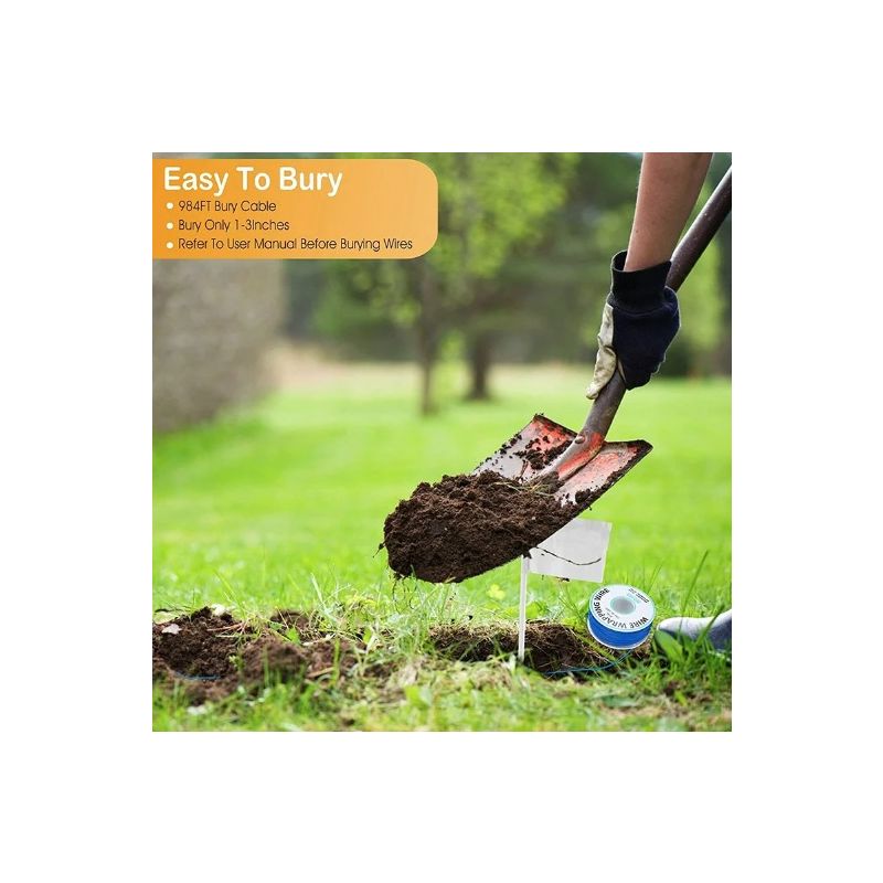 Recinzione elettrica per animali design invisibile e area regolabile per addestramento cani all'aperto soluzione ideale per sicurezza e libertà del tuo amico a quattro zampe