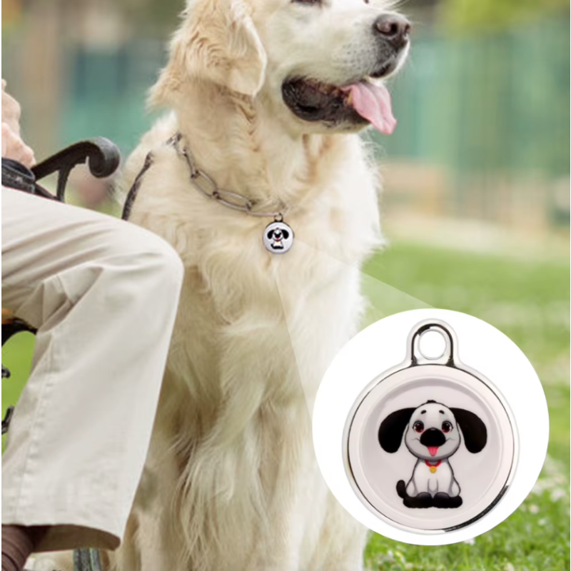 Localizzatore per cani Collare per cani Airtag GPS per cani con localizzazione in tempo reale Tecnologia innovativa per animali domestici Sicurezza per cani essenziale per ogni esplorazione canina