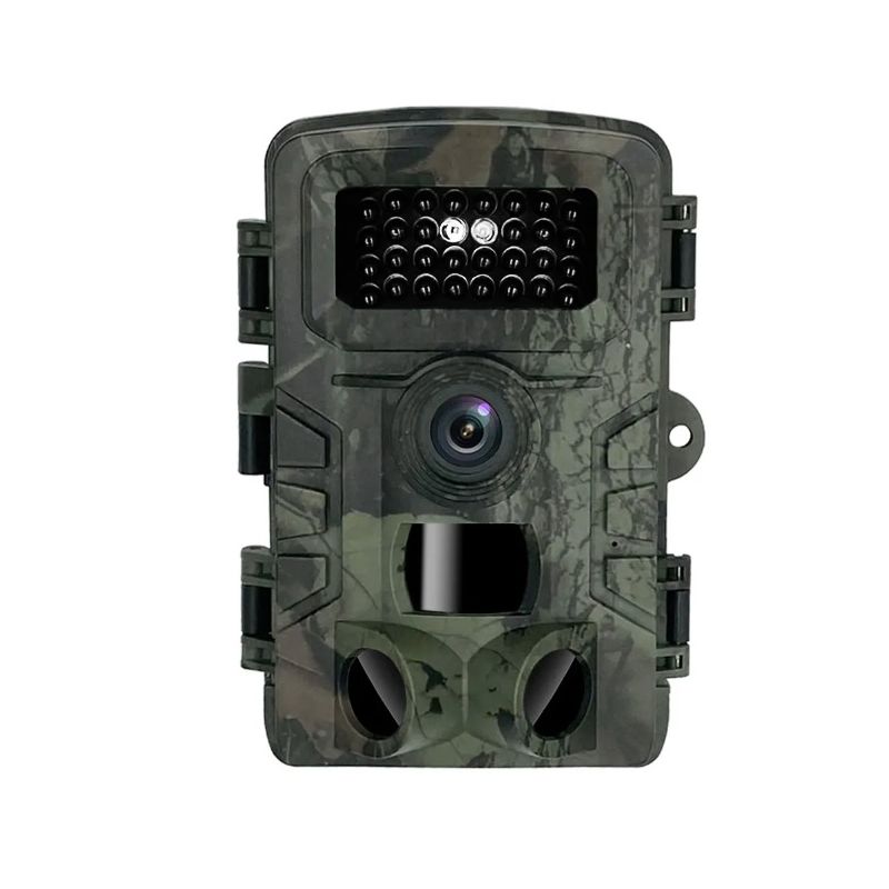 Scopri PR700 Fotocamera per sentieri a infrarossi con rilevamento del movimento e visione notturna Ideale per monitoraggio fauna selvatica e sicurezza domestica Filigrana temporale inclusa