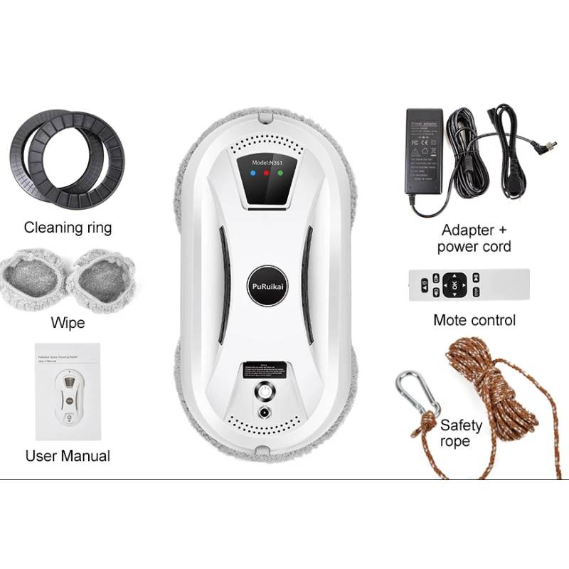 Scopri PuRuiKai robot pulizia vetri tecnologia adsorbimento a vuoto pianificazione percorso intelligente soluzione innovativa per miglioramento domestico e pulizia finestre grattacieli