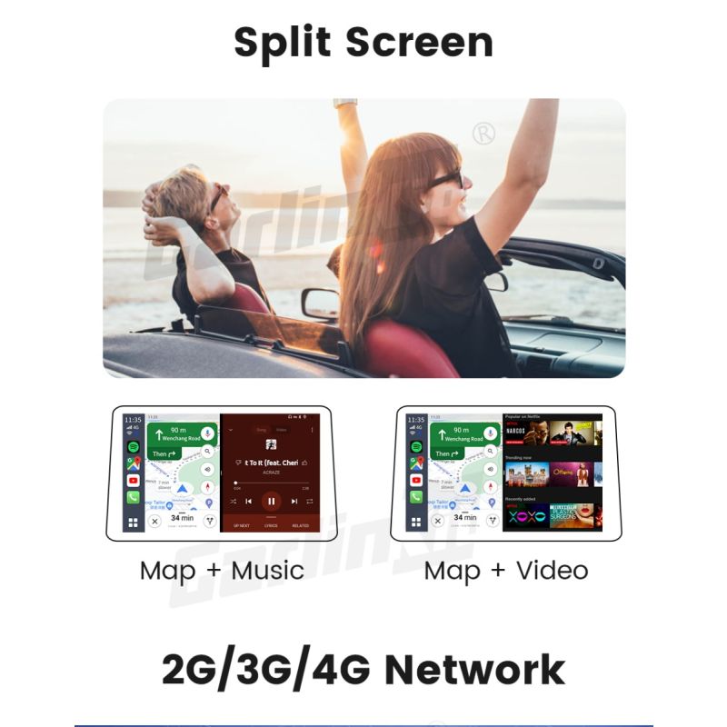 CarlinKit CarPlay Ai Box QCM6125 Android 12 Streaming Box 8G 128G Connettività Wireless Compatibile CarPlay OEM IPTV Netflix Trasforma Infotainment Auto con Intrattenimento Illimitato