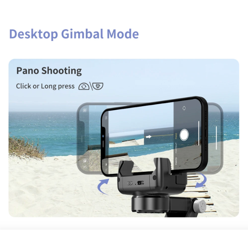 Q18 Selfie Stick Rotazione 360 e Stabilizzatore Cardanico per Fotografia Mobile Gadget Fotografico per Scatti Creativi e Stabili Accessorio Perfetto e Facile da Usare