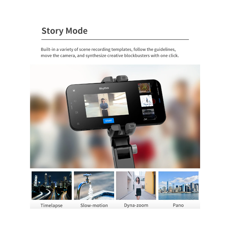 Q18 Selfie Stick Rotazione 360 e Stabilizzatore Cardanico per Fotografia Mobile Gadget Fotografico per Scatti Creativi e Stabili Accessorio Perfetto e Facile da Usare